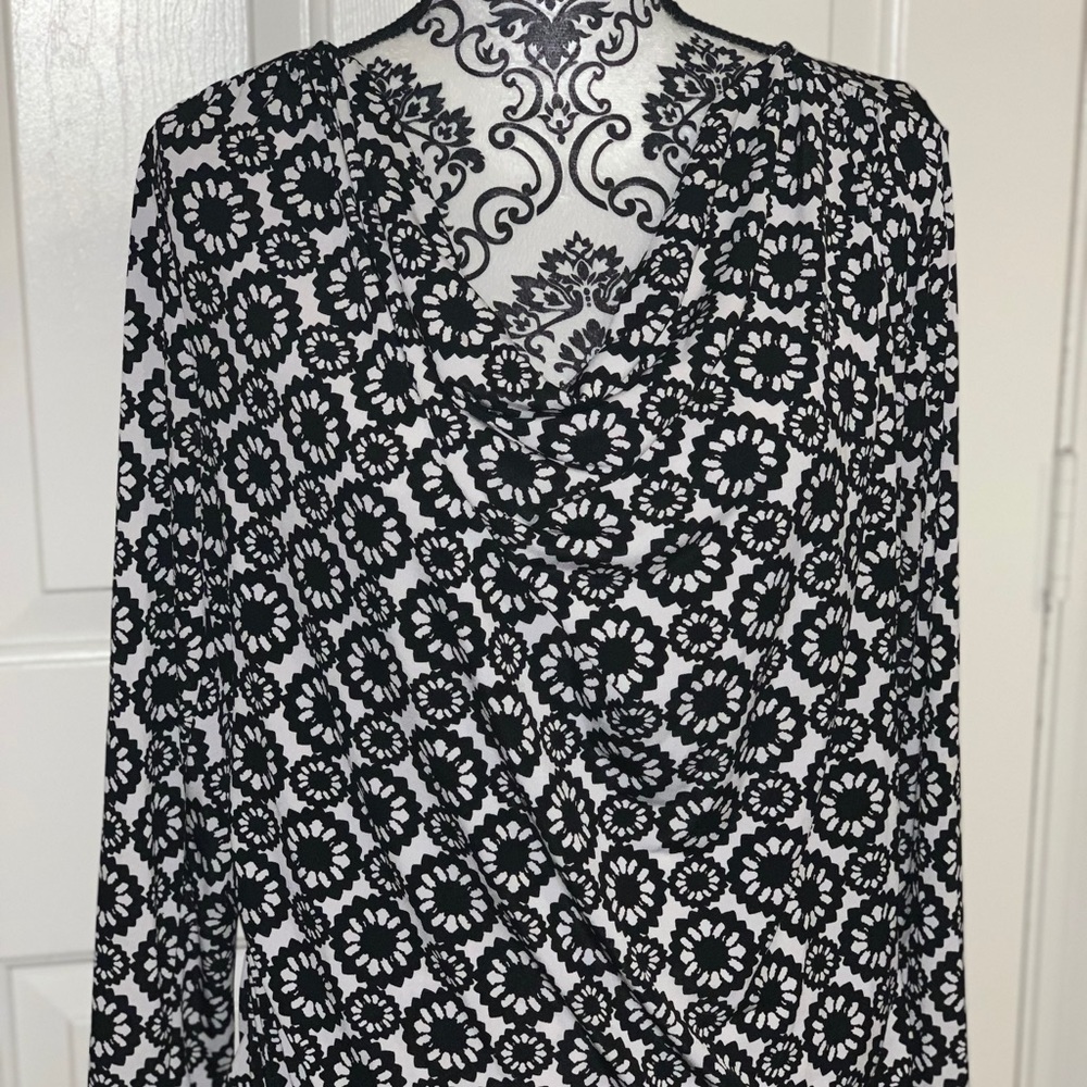 Lane Bryant Draped front blouse